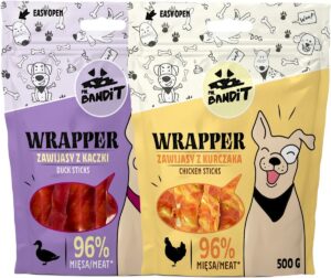 Mr. Bandit Wrapper XXXL, XL oraz WRAPPER zawijas – dwa smaki do wyboru 500 g